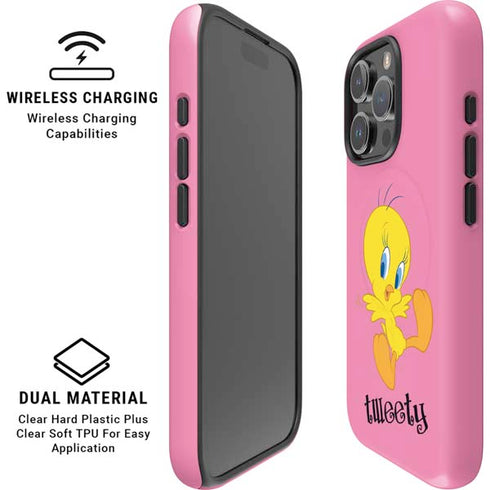 Looney Tunes Tweety Pinky iPhone 16 Pro Max Magsafe Impact Case